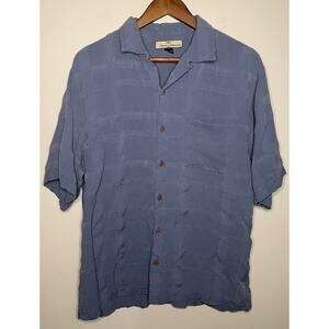 Tommy Bahama Shirt Silk Button Up Short Sleeve